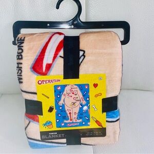 Operation Game Themed Fleece Blanket